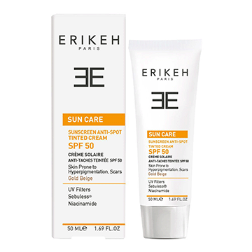ضد آفتاب و ضد لک رنگی SPF50 بژ طلایی اریکه