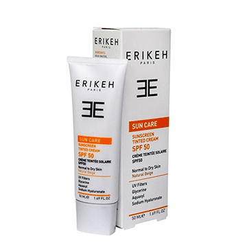 کرم ضد آفتاب پوست خشک و نرمال SPF50(بژ طبیعی)